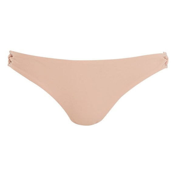 Topshop Lace Up Bikini Nude NEW - Picture 3 of 7